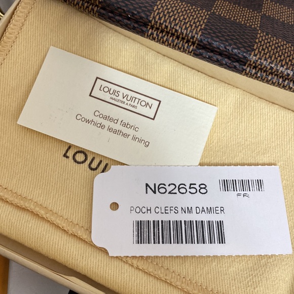 Louis Vuitton key pouch damier ebene unisex - Picture 9 of 9